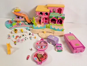Bluebird Vintage Polly Pocket Konvolut - Figuren, kompakt, mobil, Haus + mehr! - Bild 1 von 21