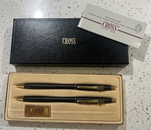 Cross Kugelschreiber Set Classic Schwarz Kugelschreiber Druckbleistift 250105 OVP - Bild 1 von 8