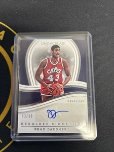 2022-23 Panini Immaculate Basketball Brad Daugherty auto /99 - Picture 1 of 2