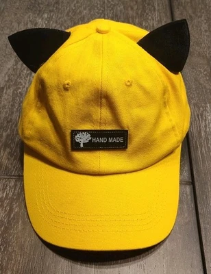 Sombrero hecho a mano para niños talla única orejas de gato ajustadas y gafas de sol integradas  Foto 1 de 4