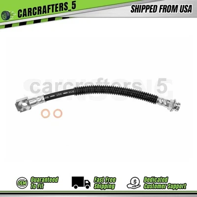 1 manguera hidráulica de freno exterior delantero izquierdo para 92 93 Chevrolet Beretta Corsica 2,2 L Foto 1 de 4