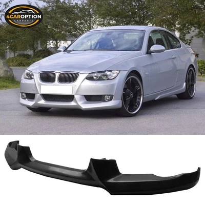 Fits 07-10 BMW E92 E93 3 Series Front Bumper Lip Spoiler Splitter A Style PU - Image 1 of 4