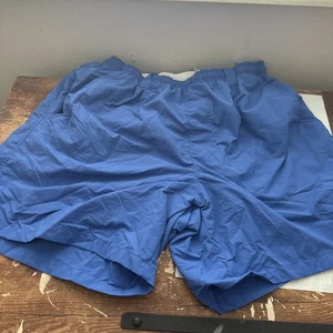 Columbia PFG OmniShade Blue Lined Mens Shorts Sz M 6 Inch Inseam #2 - Picture 1 of 8