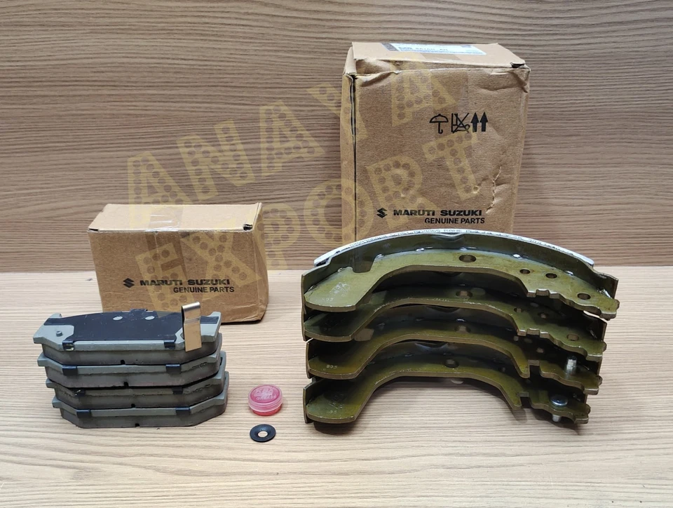 Jeu de plaquettes de frein avant et de plaquettes de frein arrière d'origine ... - Photo 1/4