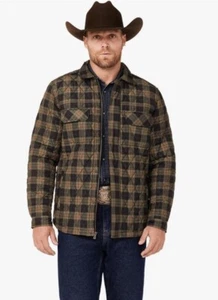 Cody James Men’s Prescott Plaid Puffer Jacket Black Size 3X - Picture 1 of 5