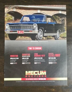 Chevrolet Nova L79 1968 Mecum Auctions anuncio de página completa - 622 - Imagen 1 de 1
