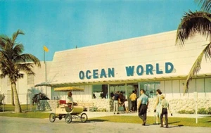 Entrance to Ocean World Fort Lauderdale Florida - Picture 1 of 2