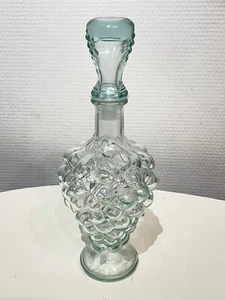 Magnifique Ancienne Bouteille En Verre Mouler Grappe De Raisin Vintage 500 ml - Foto 1 di 12