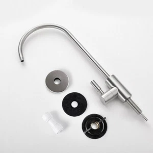 Zinc Alloy Sink Faucet Tap Chrome Reverse Osmosis RO Drinking Water Filter Hot - Picture 1 of 9