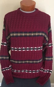 MENS VTG LIGHTLY WORN POLO RALPH LAUREN COUNTRY HAND KNIT SWEATER Large - Bild 1 von 3