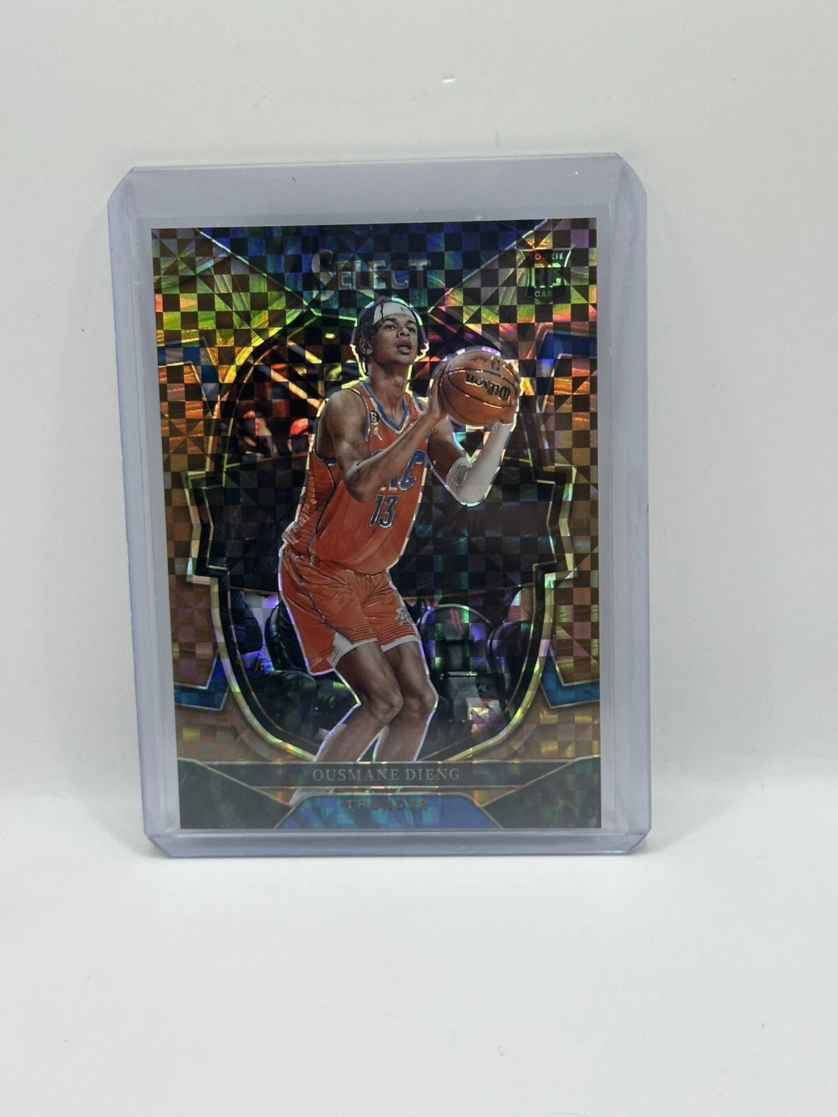 2022-23 Panini Select Ousmane Dieng Rookie Concourse Copper Prizm /49 RC SP