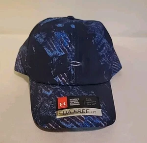 Under Armour UA Free Fit OS Navy Blue Cap/Hat NEW - Picture 1 of 8