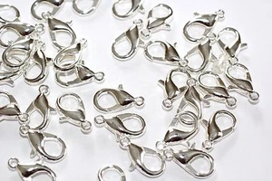 50 Stück Silber Karabiner 14x8 mm 1-3 Tage Versand - Bild 1 von 2