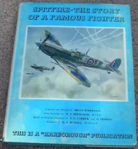Spitfire-The Story of a Famous Fighter Bruce Robertson HC D/J Harleyford 1960 - Picture 1 of 13