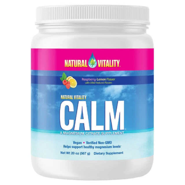 Natural Vitality Calm Magnesium Citrate Powder - 20 oz