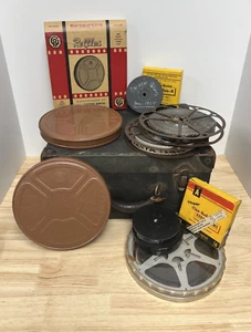 Assorted Film Reels With Vintage Box - Picture 1 of 19