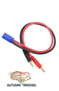 Ec5 Male To 4mm Banana Male Charging Lead With 14awg Wire 300mm - Picture 1 of 12