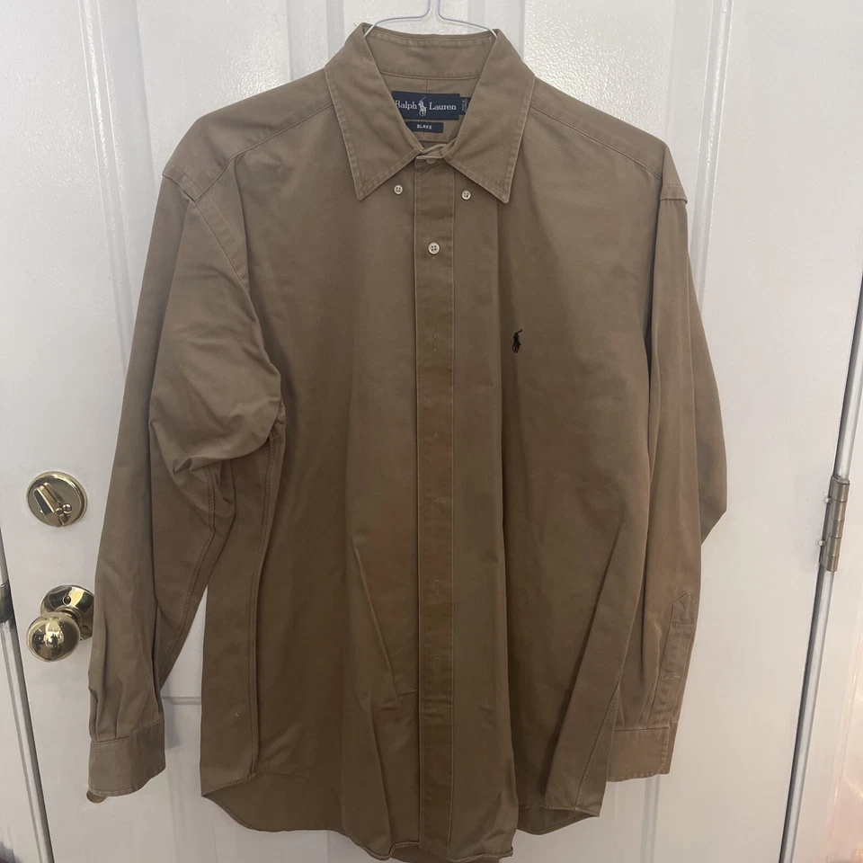 Men’s polo dress shirts Blake size medium lot Of 3 - Image 1 of 4