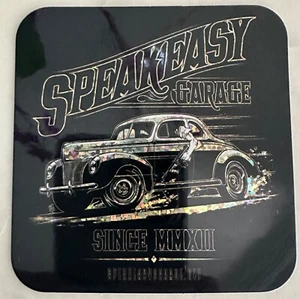 Hot Rod Speakeasy Garaje 3" Calidad Premium Brillo Calcomanía Adhesiva Ventana Coche (2) - Imagen 1 de 2
