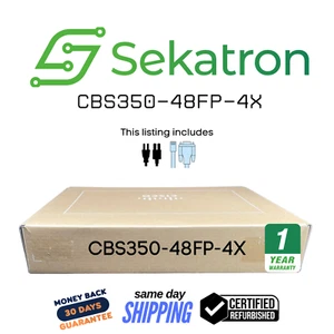 ♻️ Cisco Refresh CBS350-48FP-4X 48-Port Gigabit PoE+ Managed Switch ⚡Schneller Versand - Bild 1 von 2
