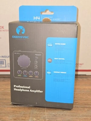 New! Deersync H4  4-Channel Professional Studio Headphone Amplifier - NIB! - Image 1 of 3