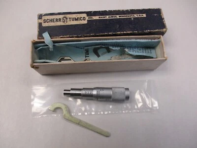 Machinist Precision Scherr Tumico Micrometer head 940V  1/2" Range NEW! - Image 1 of 4