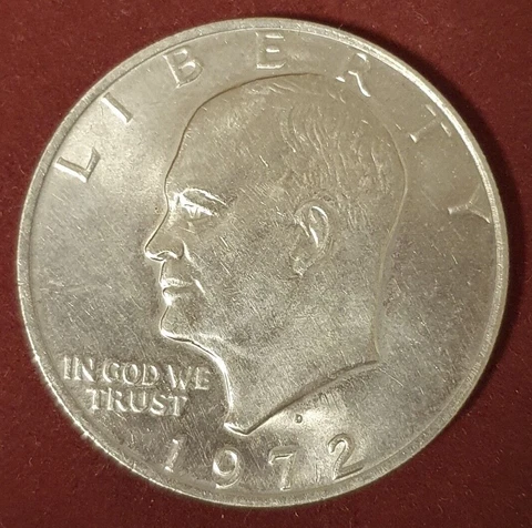 1972 D Eisenhower Dollar Cover