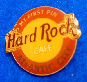 ATLANTIC CITY ORIGINAL MY FIRST PIN SERIES ROUND LOGO Hard Rock Cafe PIN - Picture 1 of 1