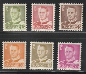 Denmark    1948-50    Sc # 306-14(6v)   MLH   OG