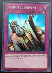 Yugioh Feierliches Gericht SESL-DE045 1. Auflage Super Rare NM 1x - Bild 1 von 1