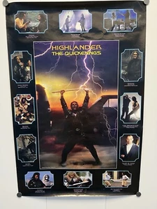 Vintage Official 1996 Highlander The Quickenings TV Series Poster 36" X 24" - Picture 1 of 16