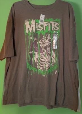 Camiseta MISFITS XXL Death Comes camiseta rasgadora nueva con etiquetas Foto 1 de 4