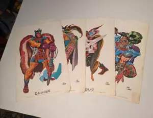 Jack Kirby's Gods Portfolio 1972 4 plates in V6+ condition - Picture 1 of 5