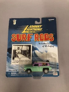 Johnny Lightning - Surf Rods - 54 Chevy Panel - Waimea Mamas - Teal/Purple - Picture 1 of 3