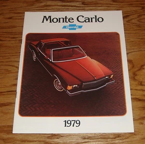 Chevrolet Monte Carlo 1979 original folleto de ventas 79 Chevy cupé Landau - Imagen 1 de 2