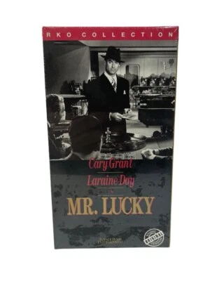 Mr. Lucky RARE VHS Tape Cary Grant Laraine 1989 RKO Collection NEW Sealed - Image 1 of 3
