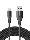 Anker Powerline+II Lightning Cable MFi-Certified iPhone Charging 10ft Long Nylon