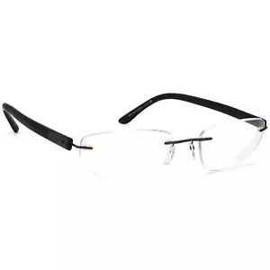 Gafas Silhouette 7644 65 6059 7608 Gunmetal/Negro Sin Montura Austria 56-21 150 - Imagen 1 de 6