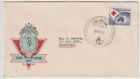 Stamp Australia Red Cross on Hermes generic FDC 1955 Mt Kosciusko postmark