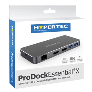 Hypertec ProDockEssential X1 Universal USB-C Dock with Dual HDMI USB 3.0 - Picture 1 of 5