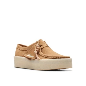 Clarks Originals Women's Wallabee Cup Mid Tan Nubuck 26176566 - Picture 1 of 7