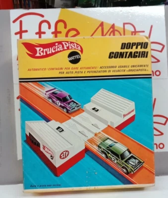 BRUCIA PISTE DOPPIO CONTAGIRI  MATTEL 1969 - Immagine 1 di 2
