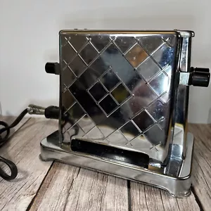 Tostapane Tostapane Modello 202 -Acciaio Inox-400 WATT-Funzionamento Manuale-Vintage - Foto 1 di 7