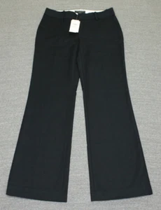 Banana Republic Dress Pants Womens OP Petite Black Stretch Flare Work Slacks NWT - Picture 1 of 19