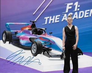 Signed Tina Hausmann Formula 1 Academy Aston Martin Racing 8x10 Photo 7 Original - Picture 1 of 2