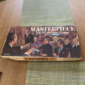 Masterpiece The Art Auction Board Game From Parker Bros. (1970s) Vgc - Picture 1 of 21