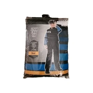 Junior Swat Cop Child Large 12-14 Costume Halloween Dress Up 3pc - Picture 1 of 6