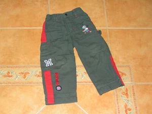 schicke Hose / Thermohose  von C&A  grau dünn gefüttert Mickey Mouse Gr. 92 / 98 - Bild 1 von 3