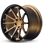 (4) 20X10.5/20X11.5" Ferrada Wheels Fr4 Matte Bronze With Gloss Black Lip(B31)