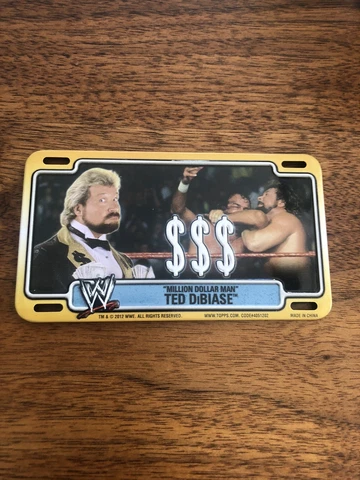 Ted DiBiase WWE Topps '$$$' Power Plate 2012 Magnet Wrestling Cover
